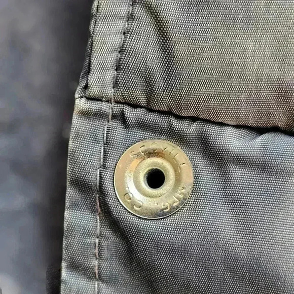 STARTER VINTAGE 90S PUFFY JACKET MINERAL WASH GEORGETOWN  BULLDOGS XL - Picture 5 of 16